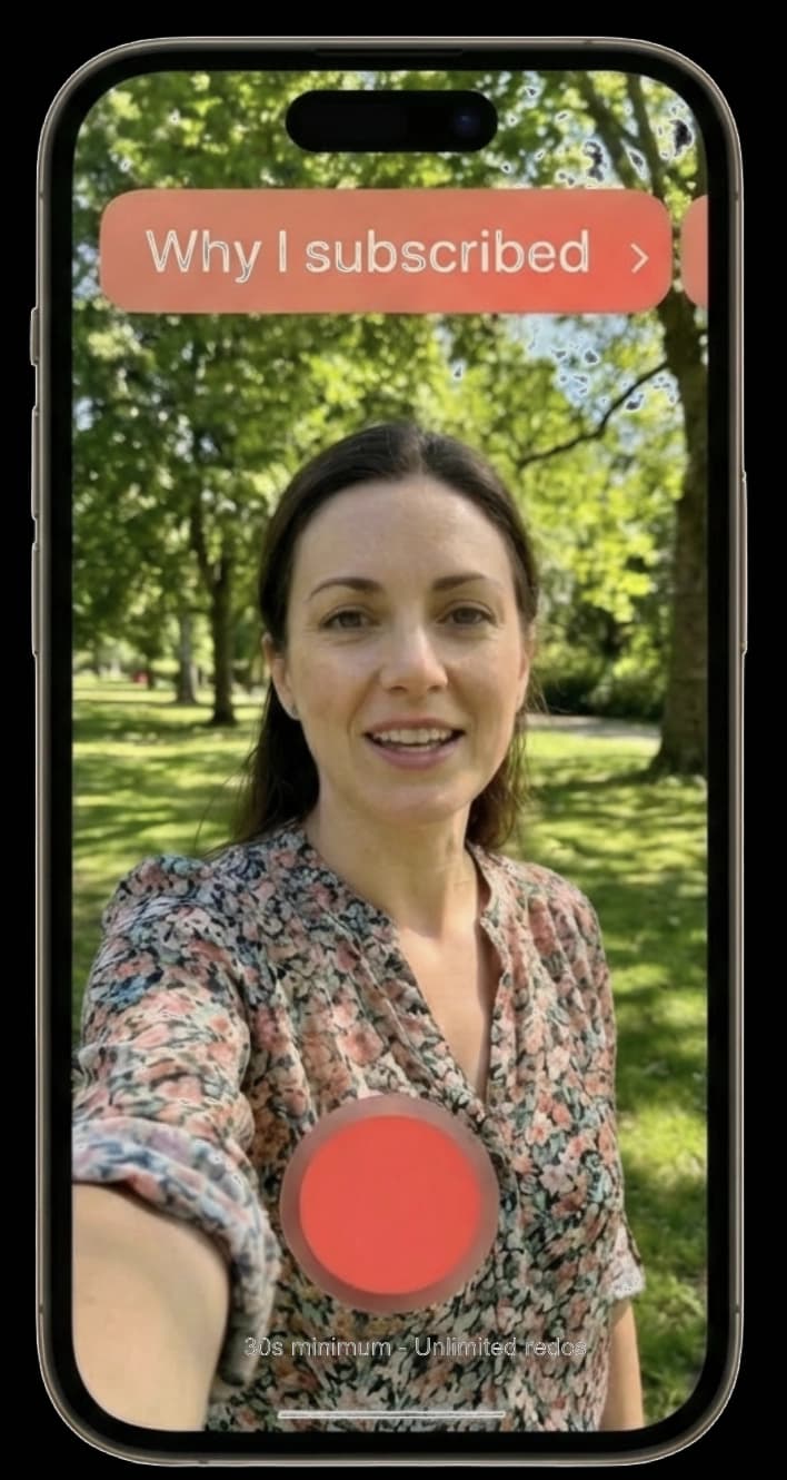 Zero-friction guided recording